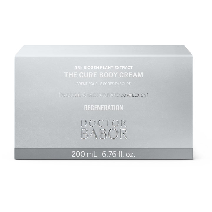 Babor Doctor Babor The Cure Body Cream 200 ml uudistava vartalovoide hopeisessa pahvipakkauksessa