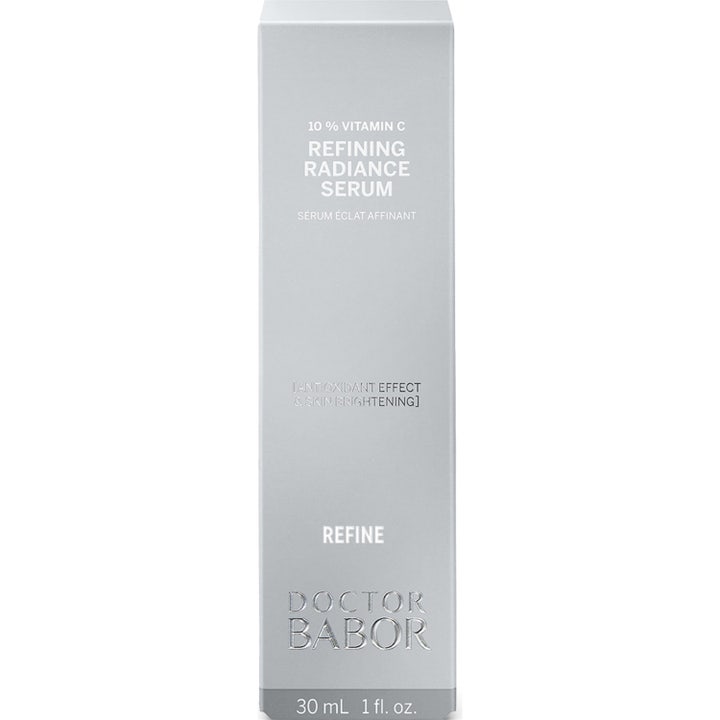 Babor DOC Refining Radiance Serum 30 ml ihoa kirkastava seerumi hopeanvärisessä 10 % C-vitamiinia sisältävässä rasiassa
