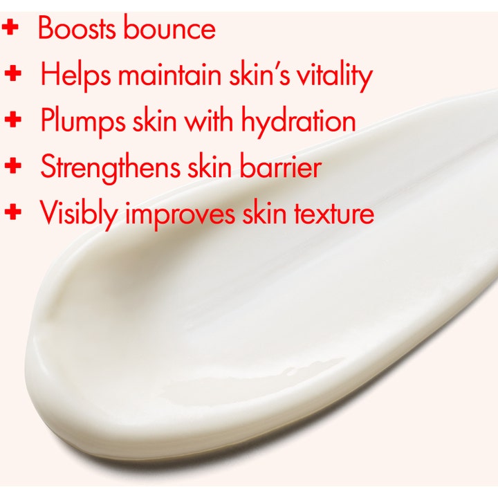 Origins Youthtopia Peptide Plumping Apple Cream 50 ml täyteläistävä kasvovoide ja valkoinen koostumus punaisella tekstillä