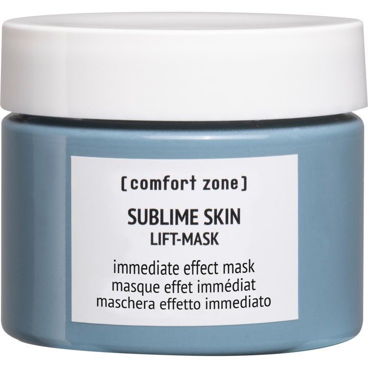 Comfort Zone Sublime Skin Lift-Mask 60 ml välittömästi kiinteyttävä kasvonaamio sinisessä purkissa valkoisella kannella