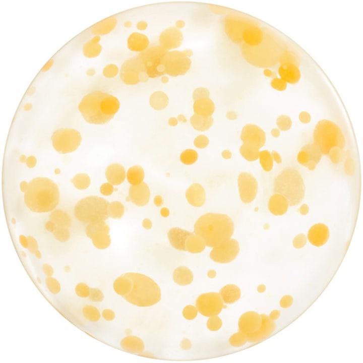 Shiseido Waso Yuzu-C Beauty Sleeping Mask 50 ml heleyttävä yönaamio, jossa geelimäinen koostumus ja keltaisia kapseleita.
