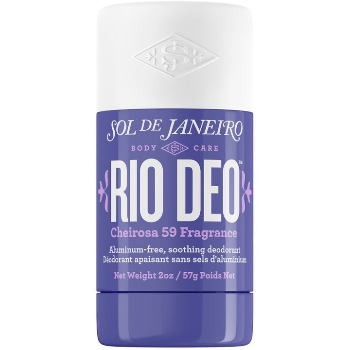 Sol de Janeiro Rio Deo Cheirosa 59 Fragrance 57 g rauhoittava alumiiniton deodorantti liilassa pakkauksessa