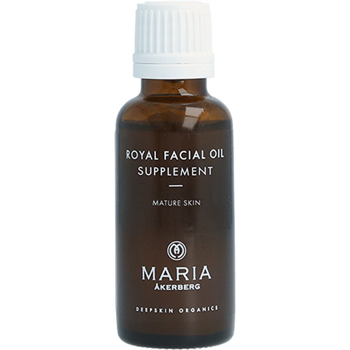 Maria Åkerberg Royal Facial Oil Supplement 30 ml elvyttävä kasvoöljy aikuiselle iholle ruskeassa lasipullossa