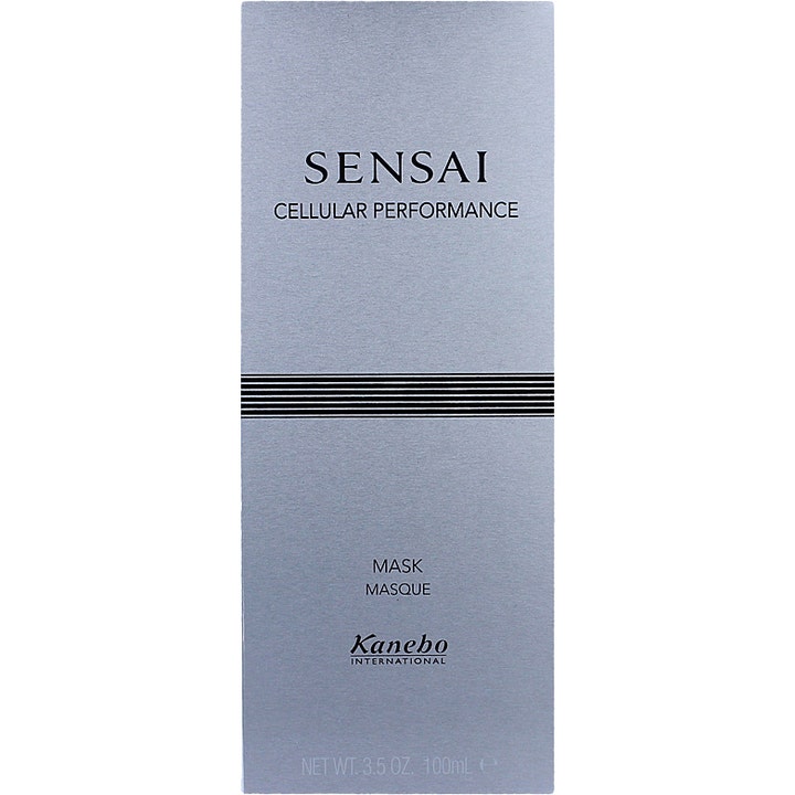 Sensai Cellular Performance Mask 100 ml syväkosteuttava kasvonaamio hopeisessa tyylikkäässä pahvipakkauksessa.