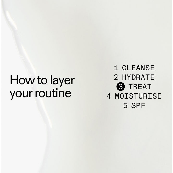 The INKEY List Polyglutamic Acid Serum 30 ml kosteuttava seerumi ja opas ihonhoitorutiinin vaiheisiin.