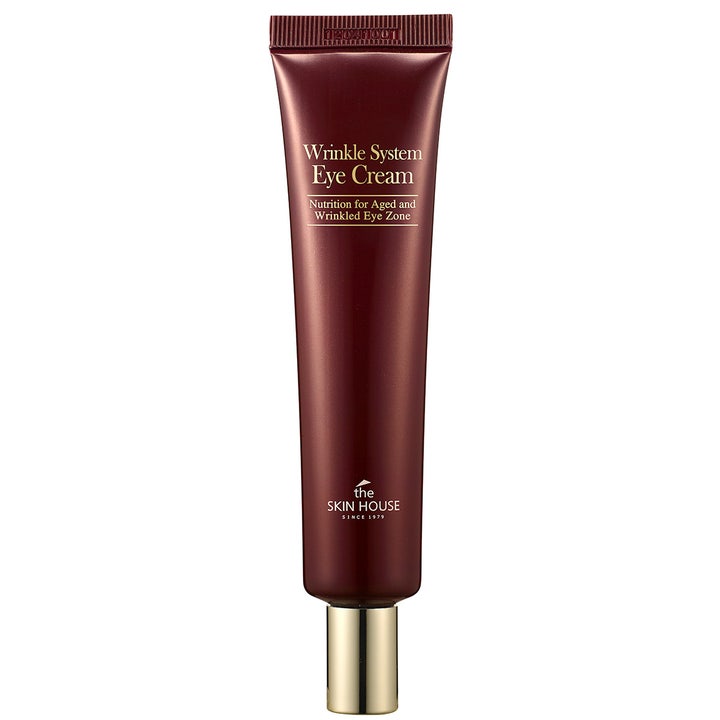 The Skin House Wrinkle System Eye Cream 30 ml silmänympärysvoide juonteita vastaan ruskeassa tuubissa.