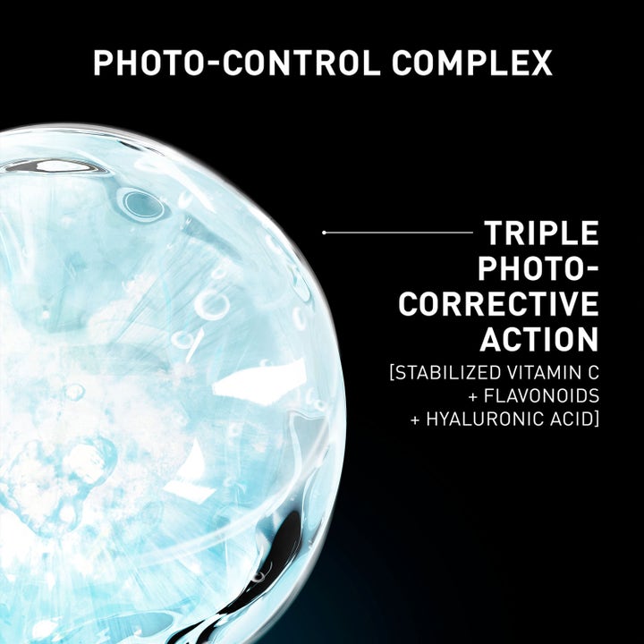 Filorga Hand Pigment Protocol 50 ml käsivoide ja hehkuva pallo, jossa lukee Triple Photo-Corrective Action.