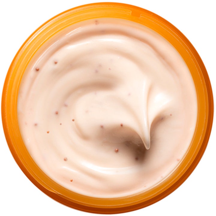 Origins GinZing Glow-Boosting Mask 75 ml heleyttävä kasvonaamio, jossa on vaaleanpersikkainen rakeinen koostumus