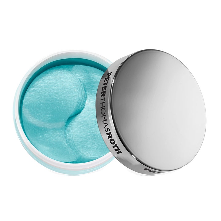 Peter Thomas Roth Water Drench Eye Patches 30 kpl kosteuttavat silmänalusnaamiot sinisessä purkissa hopeisella kannella