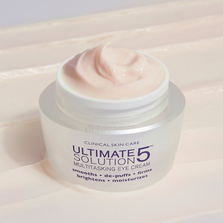 Peter Thomas Roth Ultimate Solution 5 Eye Cream 15 ml kirkastava silmänympärysvoide ja vaaleanpunainen täyteläinen voide