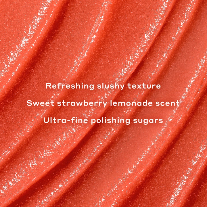 Ole Henriksen Transform Strawberry Smoothing Scrub 90 ml siloittava kasvokuorinta, punainen slushy-sokerikoostumus