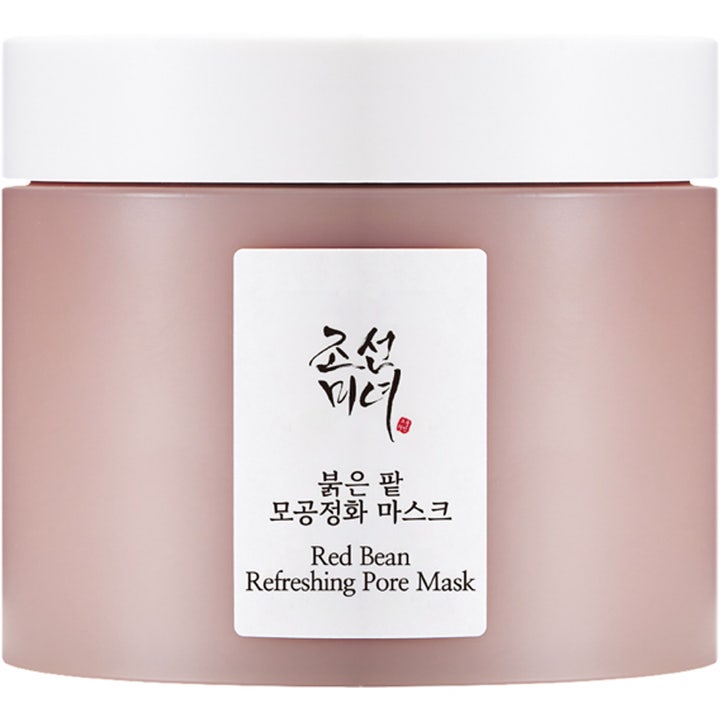 Beauty of Joseon Red Bean Refreshing Pore Mask 140 ml puhdistava kasvonaamio mauven sävyisessä purkissa
