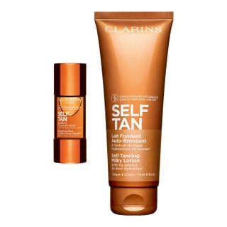 Clarins Self Tanning Lotion & Golden Glow Booster