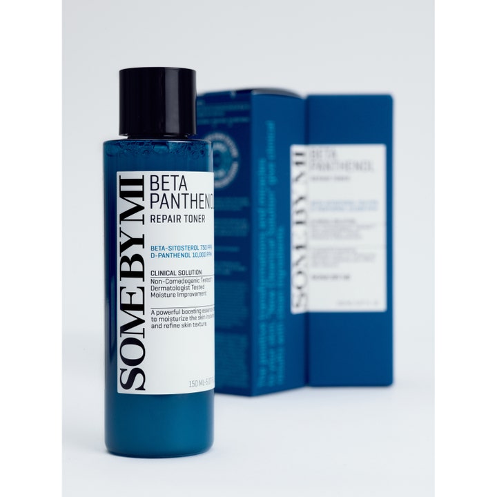 Some By Mi Beta Panthenol Repair Toner 150 ml korjaava kasvovesi sinisessä pullossa ja pahvipakkauksessa