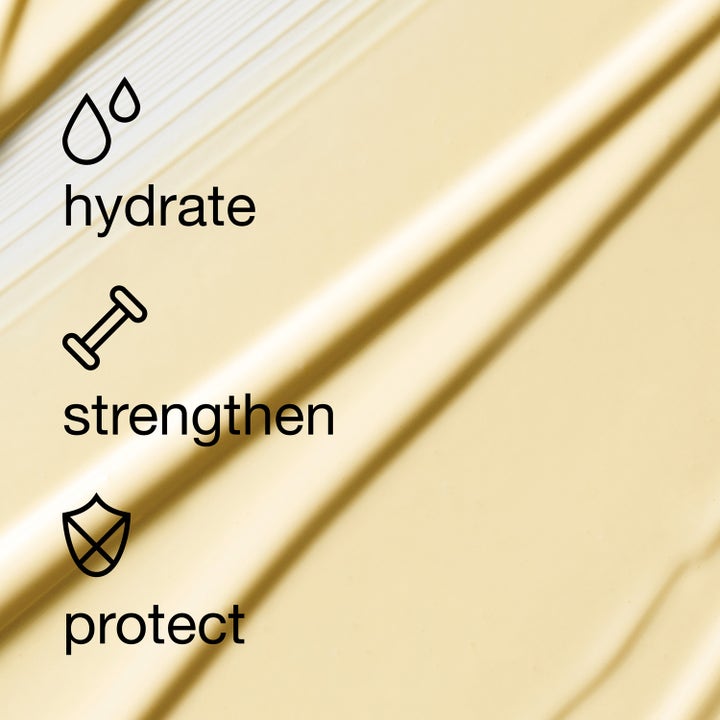 Clinique Dramatically Different SPF 50 50 ml päivävoide keltaisella voiteella ja hydrate strengthen protect -teksteillä.