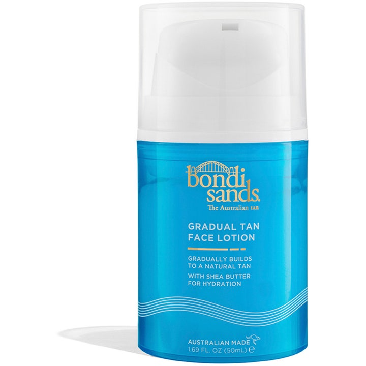 Bondi Sands Gradual Tan Face Lotion 50 ml kosteuttava itseruskettava kirkkaansinisessä pumppupullossa