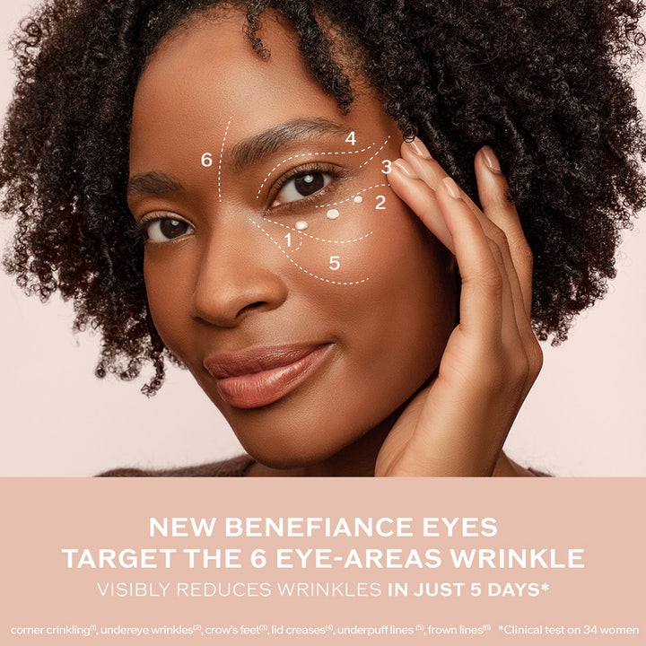 Shiseido Benefiance Wrinkle Smoothing Eye Cream 15 ml silmänympärysvoide silottaa juonteita kuudella alueella.