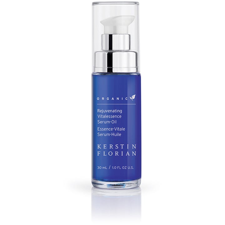 Kerstin Florian Rejuvenating Vitalessence Serum-Oil 30 ml uudistava seerumi ja kasvoöljy sinisessä pumppupullossa