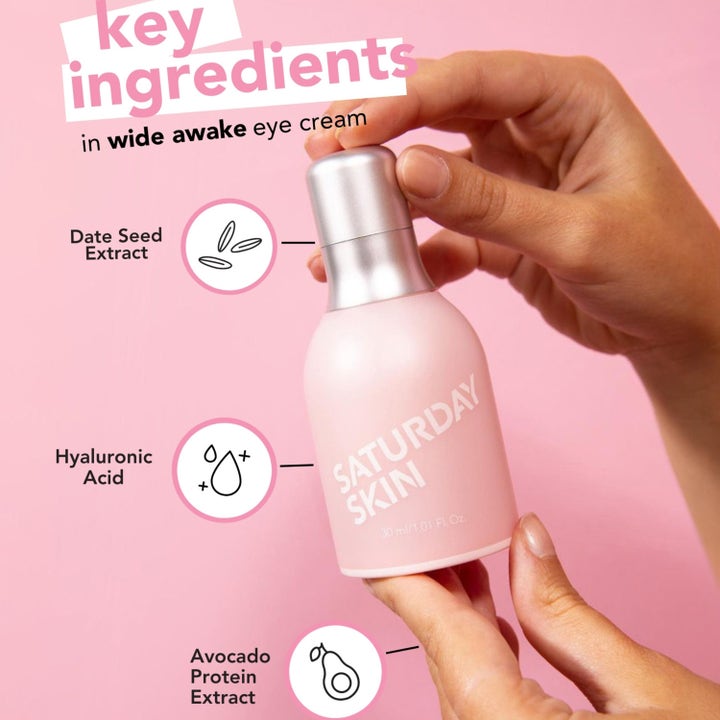 Saturday Skin Wide Awake Brightening Eye Cream 30 ml kirkastava silmänympärysvoide sisältää hyaluronihappoa.
