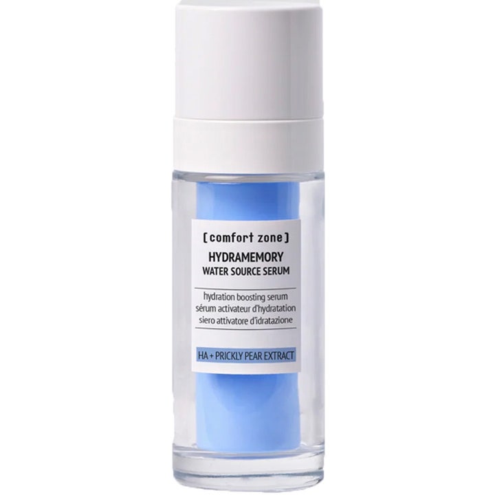 [comfort zone] Hydramemory Water Source Serum 30 ml kosteuttava seerumi kirkkaassa pumppupullossa sinisellä sisuksella