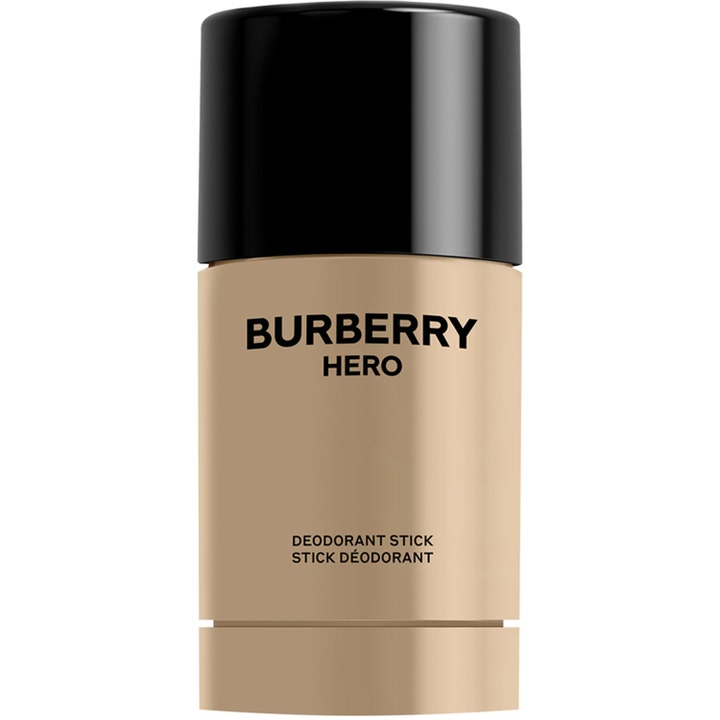 Burberry Hero 75g raikastava deodoranttitikku tyylikkäässä beigessä hylsyssä mustalla korkilla