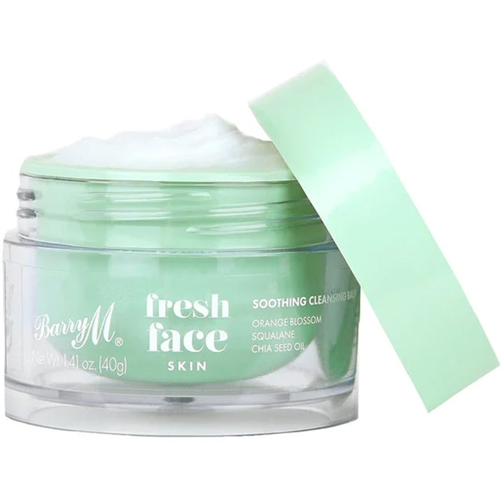 Barry M Fresh Face Skin 50 ml rauhoittava puhdistusbalmi skvalaanilla avatussa mintunvihreässä purkissa