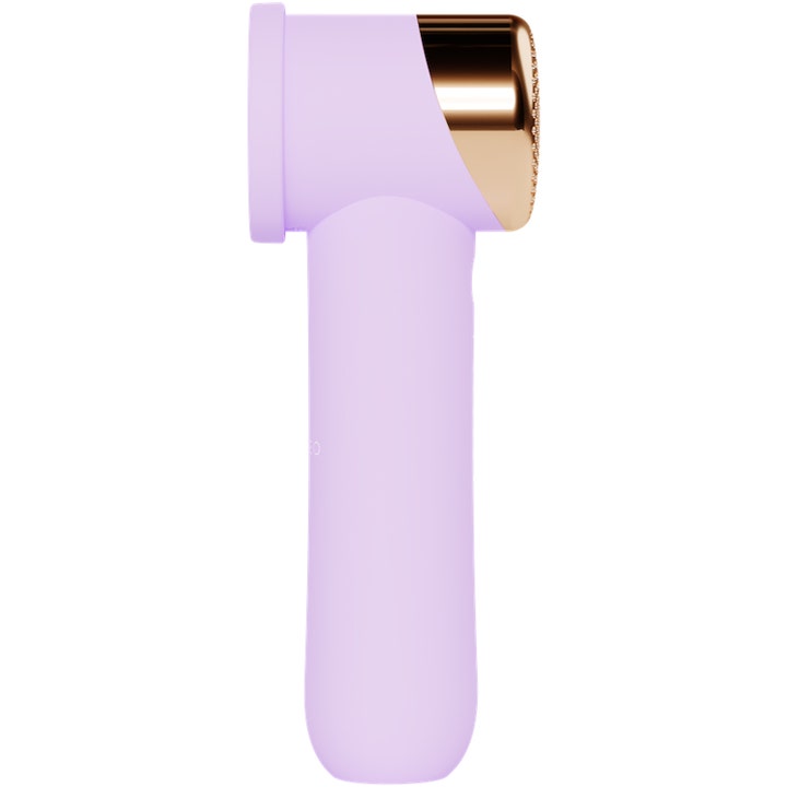 FOREO PEACH 2 go Lavender 1 kpl IPL-laite ihokarvojen poistoon on laventelin sävyinen ja siinä on kullanhohtoinen pää.