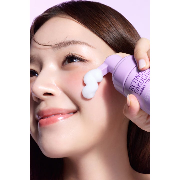 Some By Mi Retinol Bakuchiol Bubble Toner 100 ml silottava kasvovesi levitetään valkoisena vaahtona kasvoille