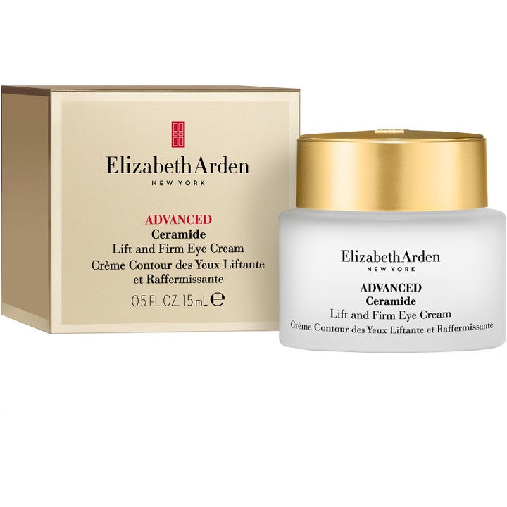 Elizabeth Arden Ceramide Lift & Firm Advanced Eye Cream 15 ml kiinteyttävä silmänympärysvoide huurretussa purkissa