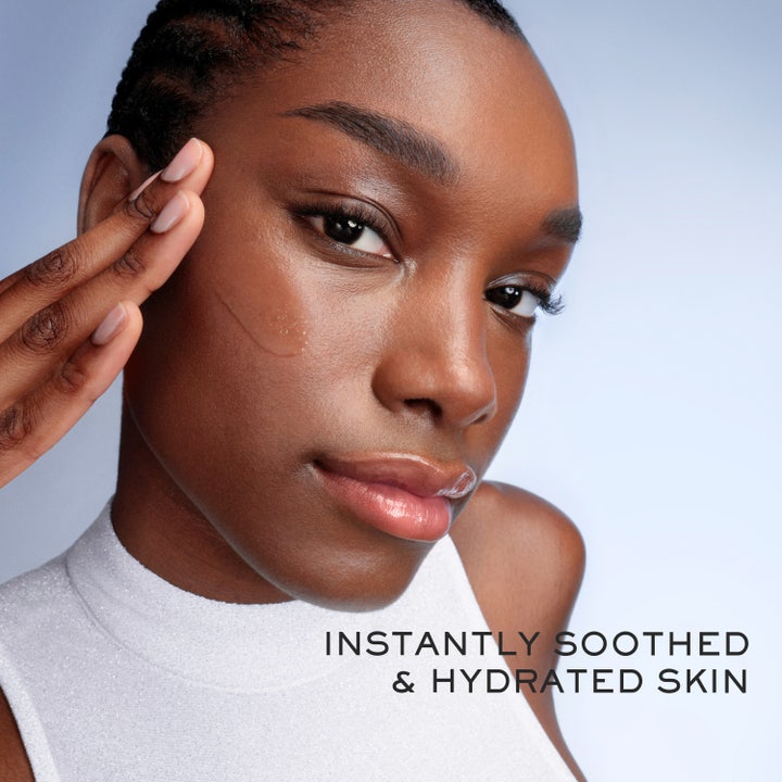 Lancôme Génifique Ultimate Serum 30 ml korjaava seerumi ja infografiikka ainesosista kuten betaglukaani.
