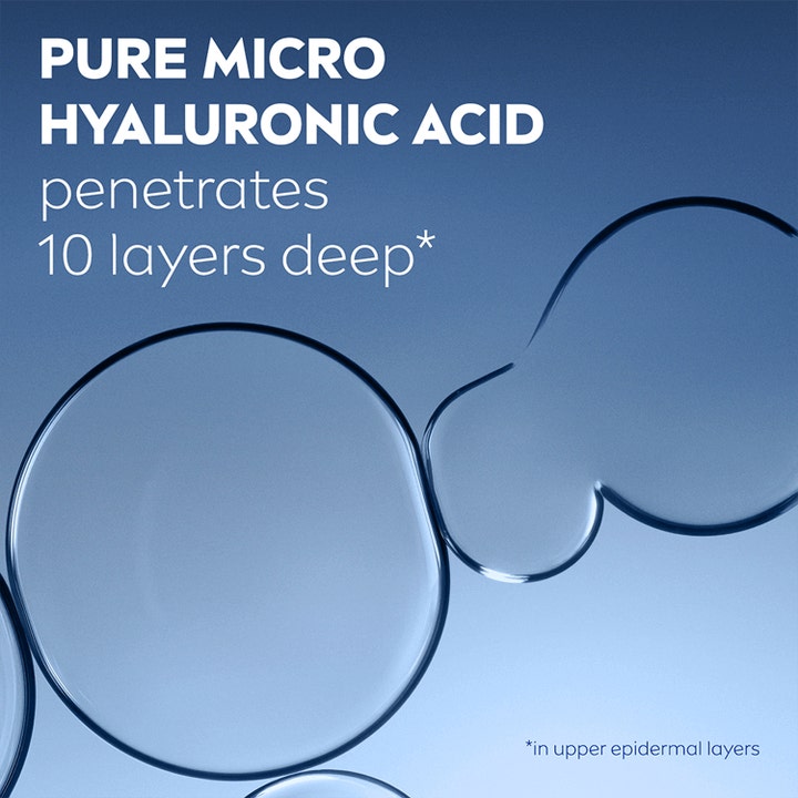 NIVEA Cellular Expert Filler Serum 15 ml hyaluronihapposeerumi näyttää mikrohyaluronihapon pisaroita.