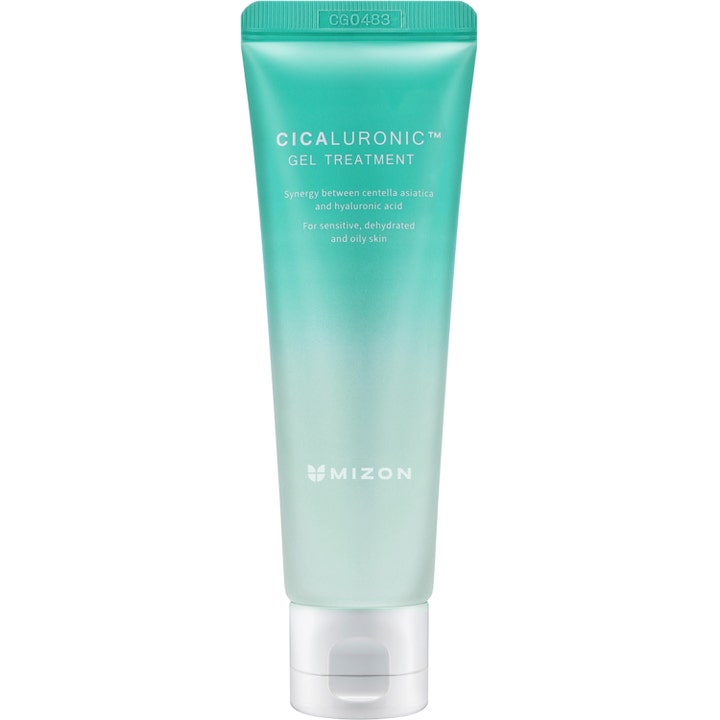 Mizon Cicaluronic Gel Treatment 50 ml kosteuttava geelivoide mintunvihreässä liukuvärjätyssä tuubissa