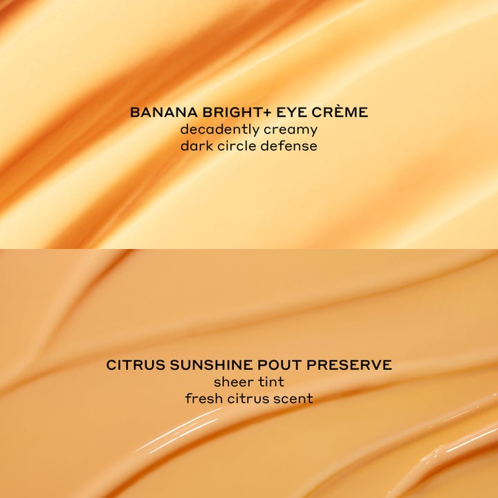 Ole Henriksen Clinical Quick Fix Mini Set kirkastava C-vitamiini ja peptidi kaksikko näyttää voidemaiset koostumukset.