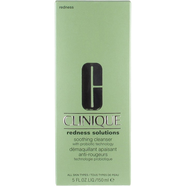 Clinique Redness Solutions Soothing Cleanser 150 ml rauhoittava puhdistusgeeli vaaleanvihreässä pakkauksessa