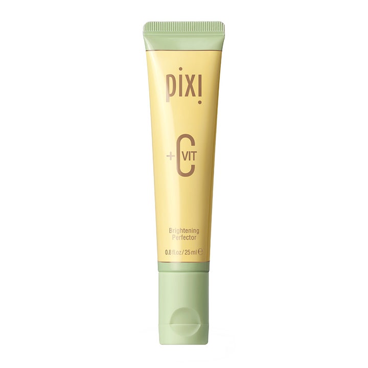 Pixi +C VIT Brightening Perfector 25 ml heleyttävä voide kirkastaa ihoa keltaisessa tuubissa vaaleanvihreällä korkilla