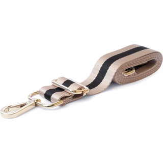 Ceannis Shoulder Strap in Black/Sand Webbing (Gold)