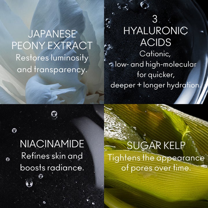 MAC Cosmetics Hyper Real Skincanvas 15 ml kosteusvoide sisältää ihoa heleyttävää pioniuutetta ja niasiiniamidia.