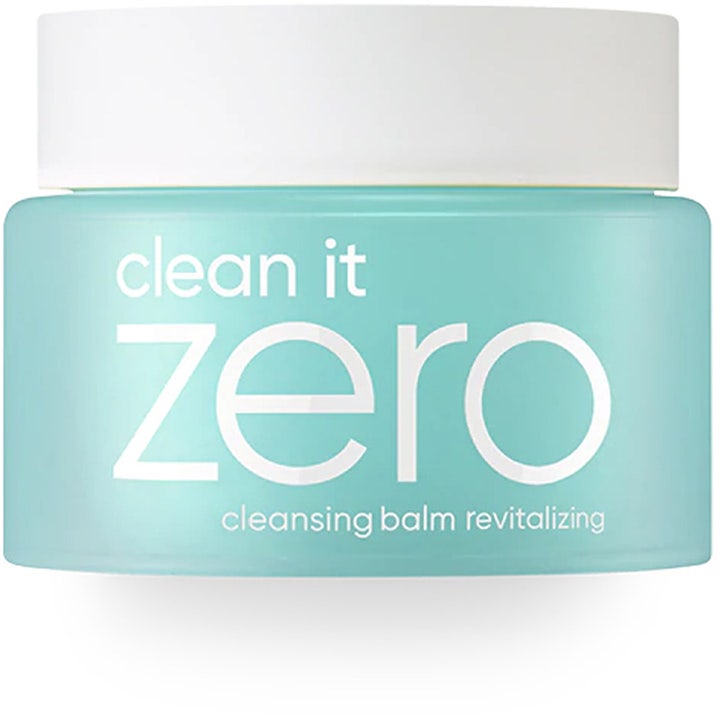 Banila Co Clean It Zero Cleansing Balm Revitalizing 100 ml elvyttävä puhdistusbalmi turkoosissa purkissa valkoisella korkilla.