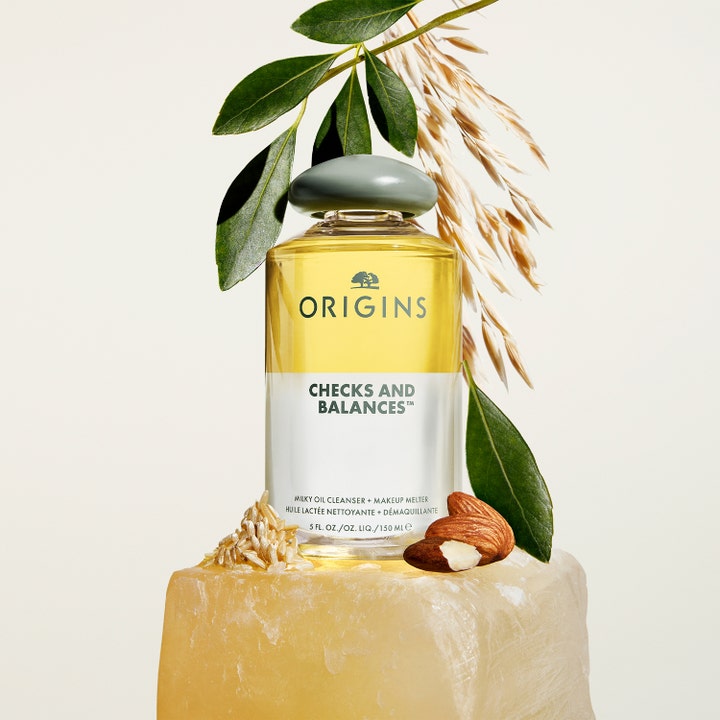 Origins Checks & Balances Milky Oil Cleanser 150 ml puhdistusöljy meikin poistoon kauran ja mantelin kera