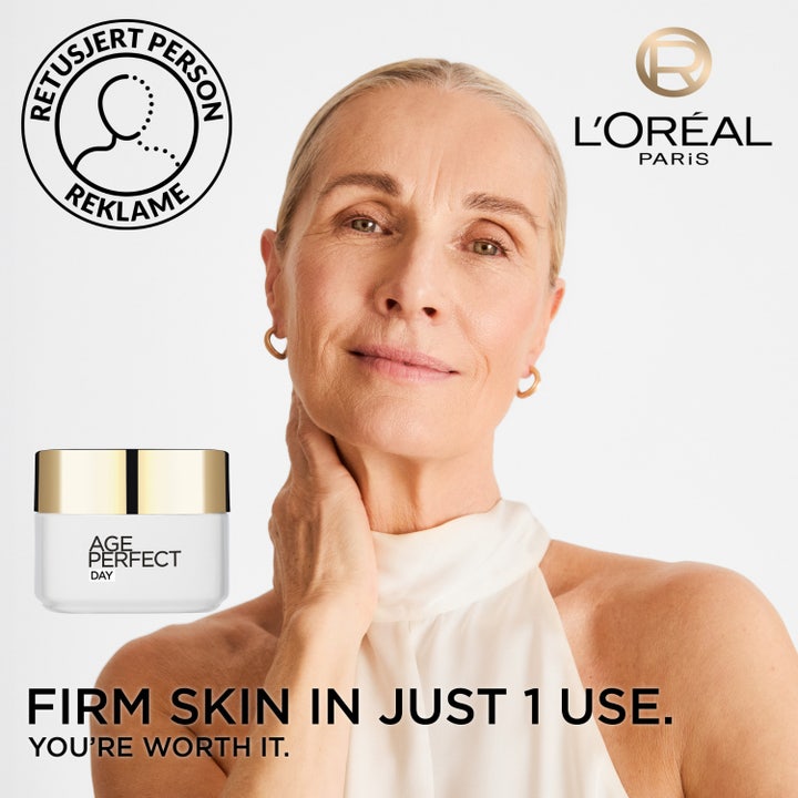 L'Oréal Paris Age Perfect Day Cream 50 ml kiinteyttävä päivävoide aikuisen naisen kasvot ja kultakantinen purkki