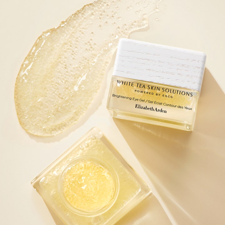 Elizabeth Arden White Tea Skin Brightening Eye Gel 15 ml kirkastava silmänympärysgeeli ja sen ilmava geelikoostumus.