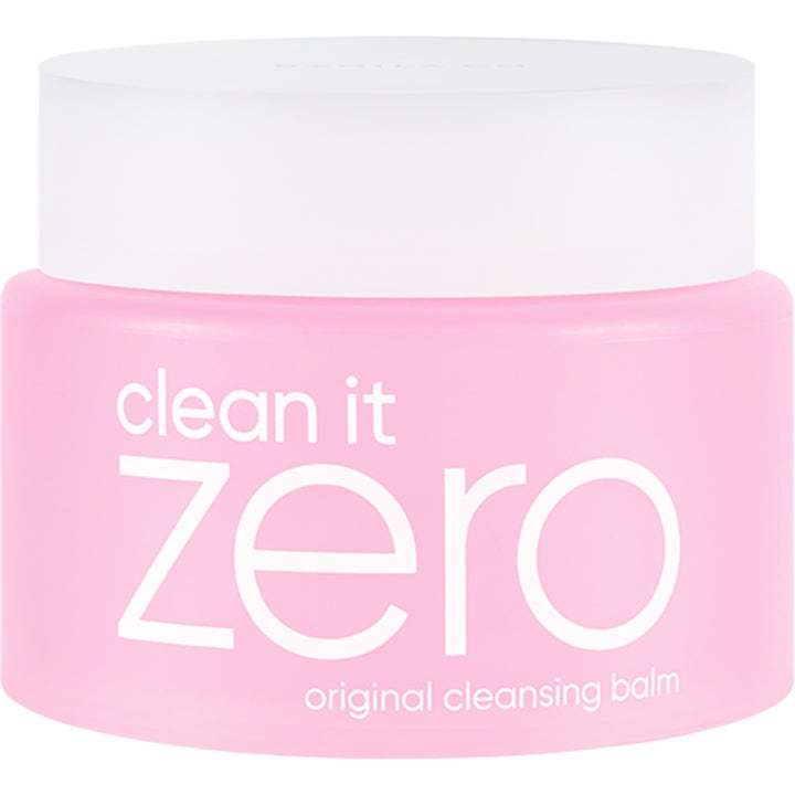 Banila Co Clean It Zero Original Cleansing Balm 100 ml syväpuhdistava puhdistusvoide vaaleanpunaisessa purkissa.