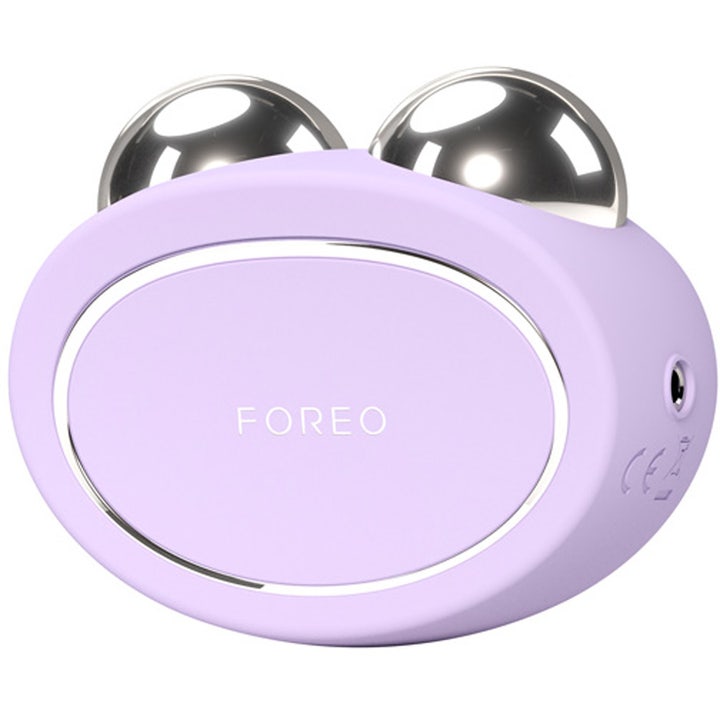 FOREO BEAR 2 Lavender 1 kpl kiinteyttävä mikrovirtalaite on laventelin sävyinen laite hopeisilla palloilla