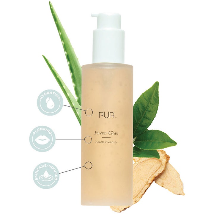 PÜR Forever Clean Gentle Cleanser 150 ml puhdistustuote aloe veralla ja skvalaani-infuusiolla.