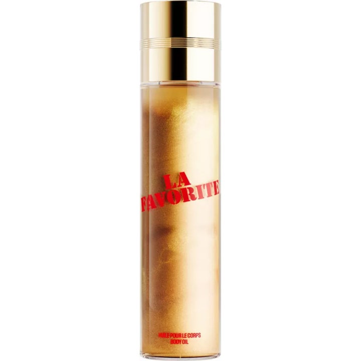 Jean Paul Gaultier La Favorite 150 ml heleyttävä vartaloöljy kimaltavassa lasipullossa kultakorkilla