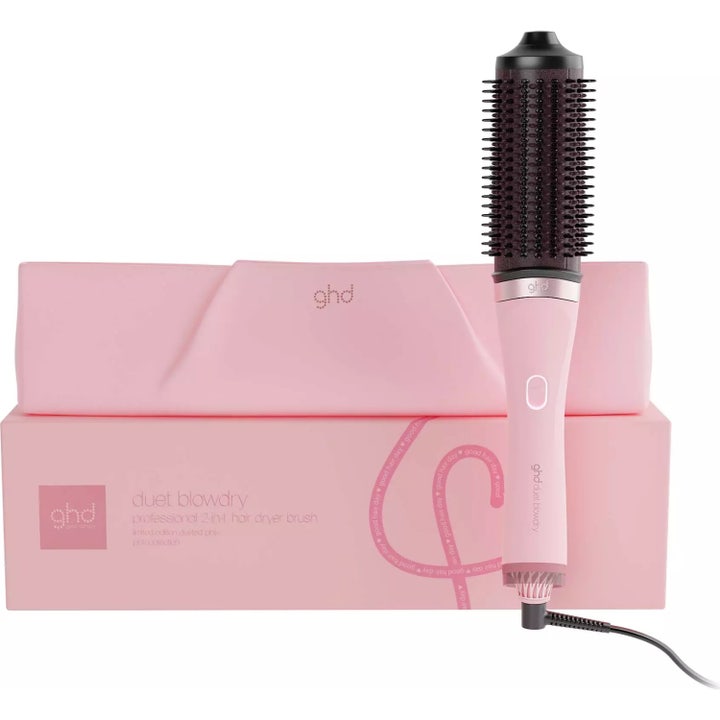 Duet Blowdry Limited Edition Hair Dryer Brush in Dusted Pink
