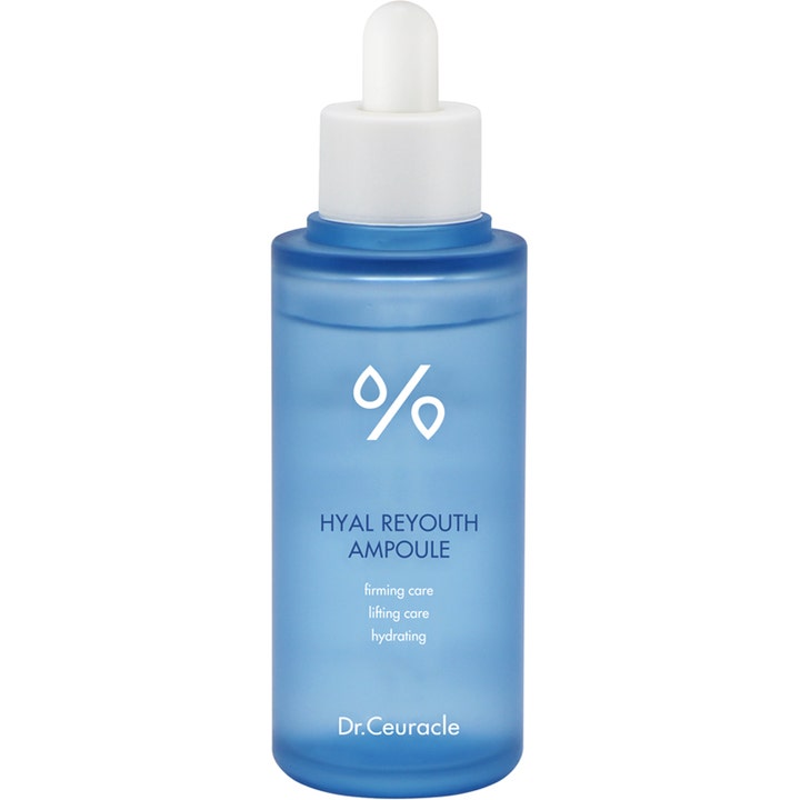 Dr. Ceuracle Hyal Reyouth Ampoule 50 ml kosteuttava ampulli sinisessä huurteisessa lasipullossa valkoisella pipetillä