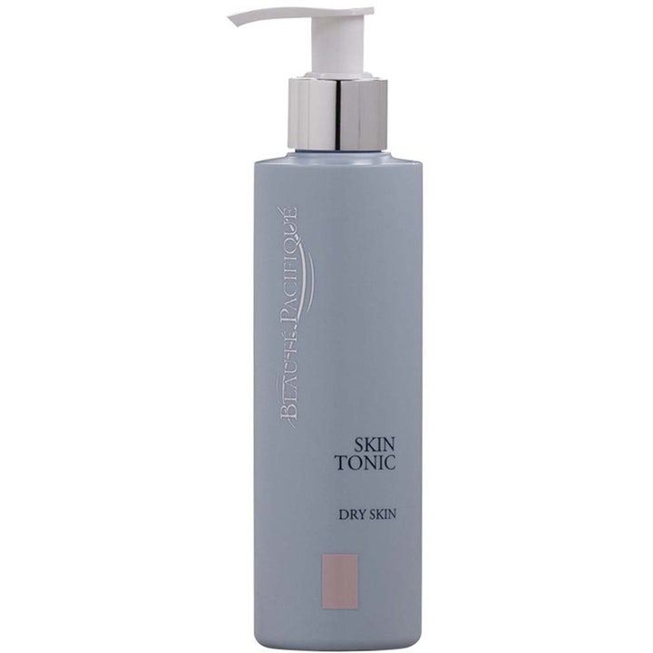 Beauté Pacifique Skin Tonic Dry Skin 200 ml kosteuttava kasvovesi harmaassa pumppupullossa.
