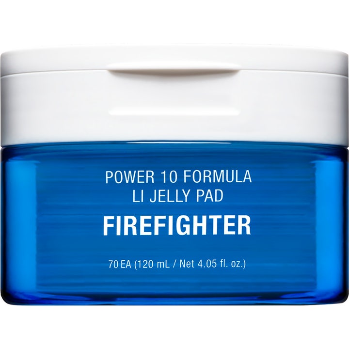 It's Skin Power 10 Formula LI Jelly Pad Firefighter 70 kpl rauhoittavat hoitolaput sinisessä purkissa valkoisella kannella