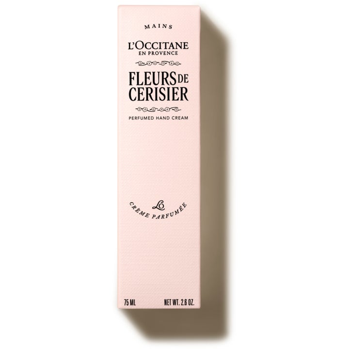 L'Occitane en Provence Fleurs De Cerisier 75 ml kirsikankukka-käsivoide vaaleanpunaisessa pahvipakkauksessa